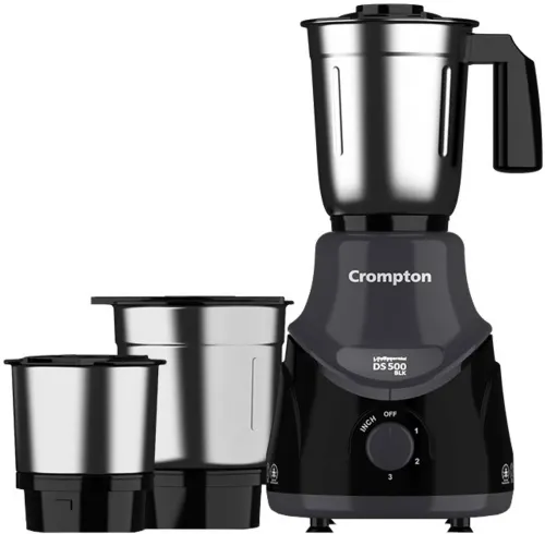 Image of Crompton DS 500W Mixer Grinder (ACGM-DS500W3J) 3 Jars 