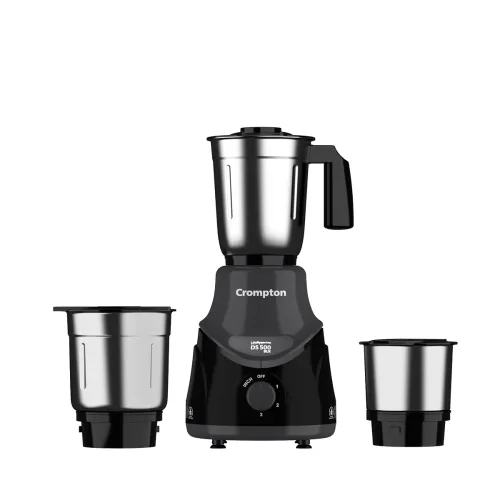 Image of Crompton DS 500 BLK 500W Mixer Grinder (3 Jars)
