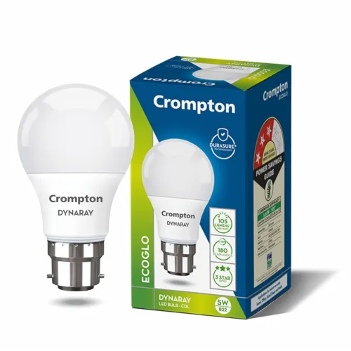 Image of Crompton Dyna Ray 5W B22 LED Bulb Cool Day Light