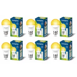Crompton Dyna Ray 7W White Pack of 6