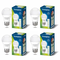 Crompton Dyna Ray LED Bulb | 9W | Cool Day Light | E27 Base |180 Degree Coverage | 4kV Surge Protection 