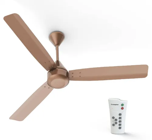 Image of Crompton Energion Cromair 1200mm BLDC Fan (Remote, Brown)