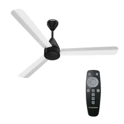 Crompton Energion Hyperjet 1200mm BLDC Ceiling Fan | Point Anywhere Remote Control | BEE 5 Star Rated Energy Efficient | Superior Air Delivery | Anti-Rust | 2 Year Manufacturer Warranty | Wh...