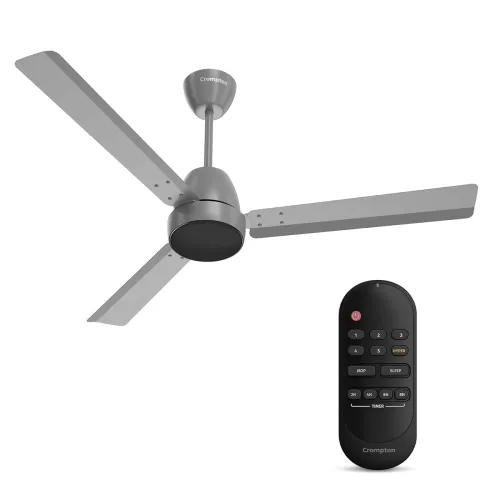 Image of Crompton Energion Nucleoid 1200mm BLDC Ceiling Fan (Metallic Grey)