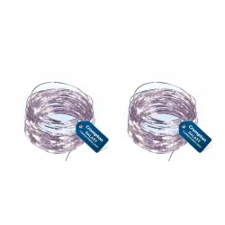 Crompton Galaxy Copper USB Fairy Lights (Pack of 2)