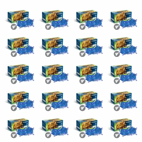 Image of Crompton Galaxy Pixel Light | Festive Ladi Lights | 10 Meter | 48 LEDs | Blue