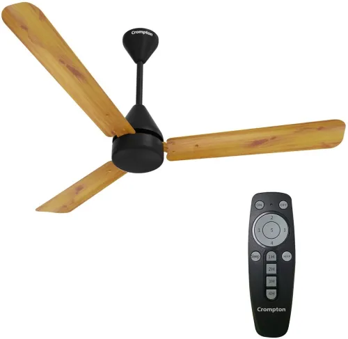 Image of Crompton EN Hyperjet Plus 48 5S RM with 2 Year Warranty 1200 mm Ceiling Fan (5 Star | Light Pine Wood | Pack of 1)