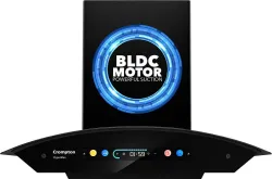 Crompton HyperMax BLDC 60 cm Intelligent Auto-Clean BLDC Motor Digital Display Filterless Powerful Suction In-built Chil