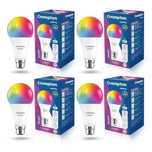 Image of Crompton Immensa 9W Smart Bluetooth Bulb (Pack of 4)