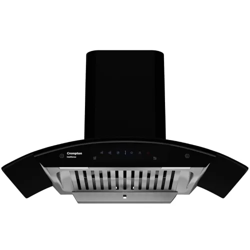Image of Crompton Intelli Sense 90cm 1439m3/hr Curved Chimney| Baffle Filter Intelligent