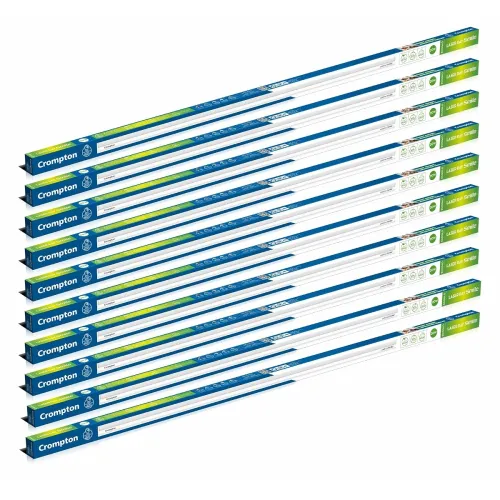Image of Crompton Laser Ray Smile 20W LED Batten Pack of 10