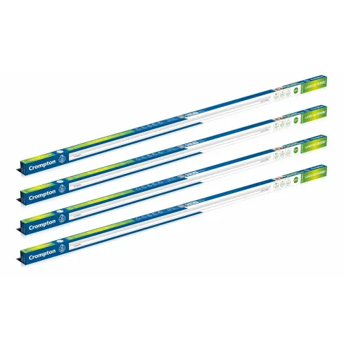 Image of Crompton Laser Ray Smile 20W LED Batten Pack of 4