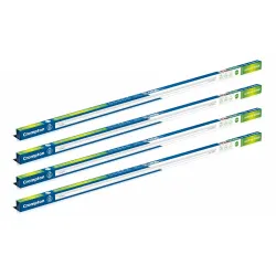 Crompton Laser Ray Smile 20W LED Batten |4 feet Slim Batten for Living Room & Bedroom | Energy Efficient Tubelight for Home | BIS Approved | Cool Day Light (6500K) (Pack of 4)