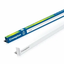 Crompton Laser Ray Smile 4 Feet LED Batten 20W Cool Day Light | Pack of 1 | Slim, Energy-Efficient Tubelight Light for H