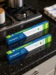 Crompton Laser Ray Smile 5W 5 W 33 cm Tube Light (White, Pack of 2)
