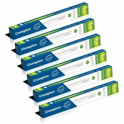 Crompton Laser Ray Smile 1 Feet 5W LED Batten (Cool Daylight) - Pack of 6