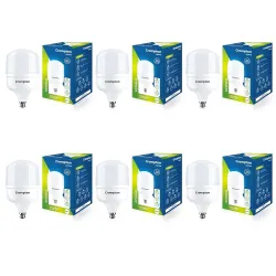 Crompton LED60DFCDLPro-2 Base B22 60-Watt LED Bulb Combo (Pack of 6, Cool Day Light)