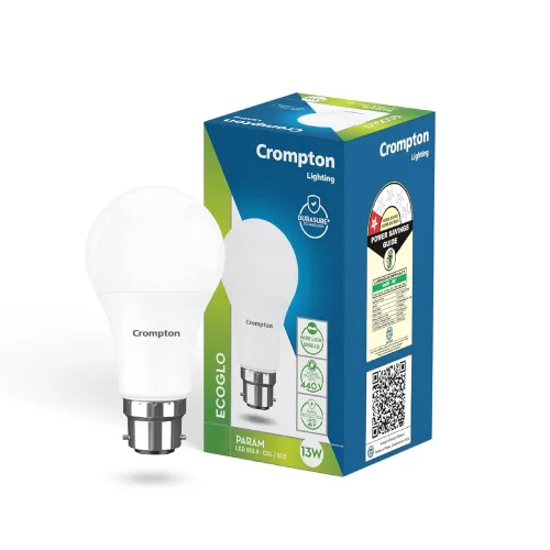 Image of Crompton Param 13W Round B22 LED Cool Day Light