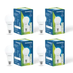 Crompton Param 22W Round B22 LED Cool Day Light pack of 4