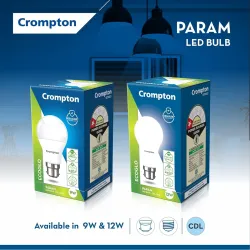 Crompton Param LED Bulb Pack of 2