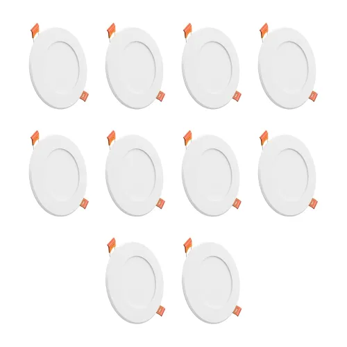 Image of Crompton Platina Star Slim Recessed Edge Lit Panel 15Watt LED Round