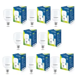 Crompton Pro-2 LED Bulb Combo | 50W | Cool Day Light | B22 Base | Omni Directional Light | Pack of 8