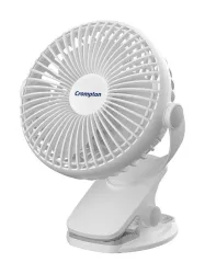 Crompton Siro Rechargable Clip Fan with 1 Year Warranty High Air Delivery 100 mm