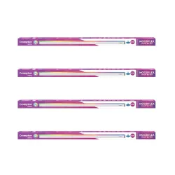 Crompton Intellisense Moodflex Smart LED Batten 22W | Bluetooth Connectivity only | 16 Million Colours | Tunable White | Dimmable | Music Sync | Scheduling | App Control |Pack of 4