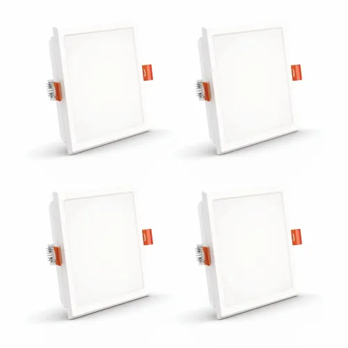 Image of Crompton Star Lord 5W 3-in-1 Square Downlight (Pack of 4)
