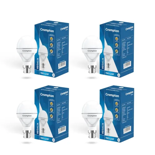 Image of Crompton Trio Lamp 4Pcs Bulb 