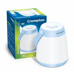 Crompton Versa 5W LED Rechargeable Lantern| 360 Degree Surround Light| Tunable White 2700K-6500K| Flame Retardant PC Bod