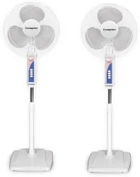 Crompton Wave Plus 400mm Pedestal Fan Pack of 2