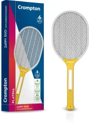 Crompton ANTI-MOSQUITO RACQUET-ZAPPY-DUO Electric Insect Killer Indoor (Bat)