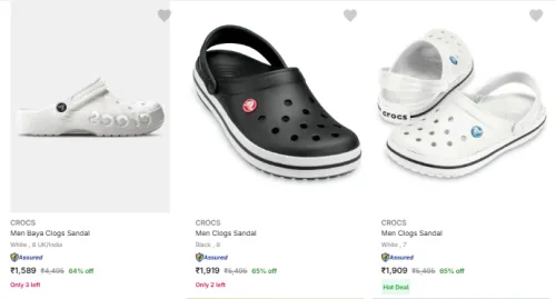 Image of Croocs Men Sendal up to 65% Discount