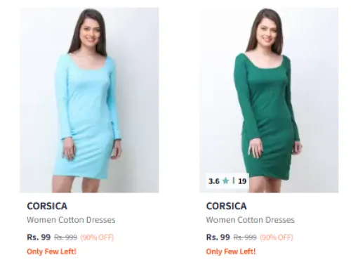 Image of Crosica Women Dress Starting @ ₹99