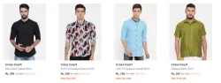 Cross Court Mens Shirts starting @ ₹299