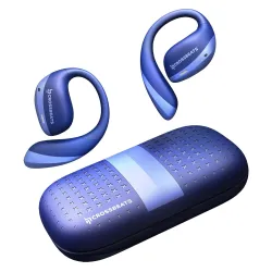 CrossBeats Arc Buds OWS Open Ear Wireless Earbuds | Spatial Audio Headphones & Head Tracking | Gaming Bluetooth Earphones | 100hr Playtime | 14.2mm Drivers IPX5 Rating Type-c Fast Charging (...