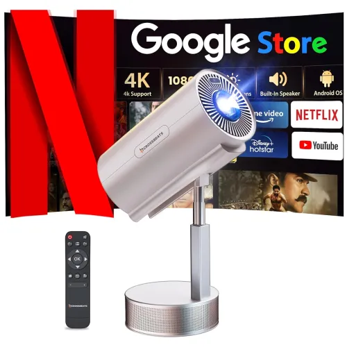 Image of Crossbeats Lumex Pro 4K Smart Projector – 14000 Lumens, WiFi, Android 13