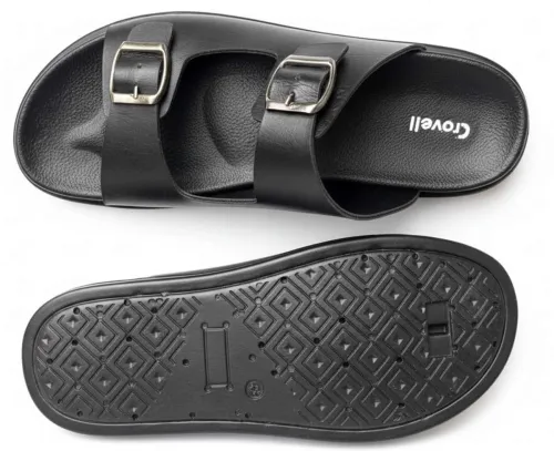 Image of Crovell Men Sandal (Black , 8)