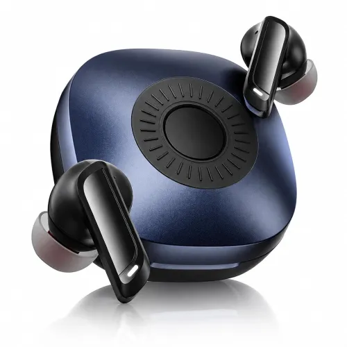 Image of Crown Bluetooth Wireless Earbuds with 50H Playtime, AI-ENC Calling Mic
