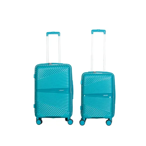 Image of CRUISE Velocity Trolley Bags Set (20+24 Inch) | Hard Shell Expandable Suitcases with 8 Spinner Wheels & TSA Lock | Cabin