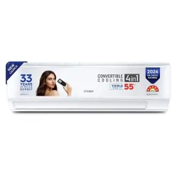 Cruise 1.5 Ton 5 Star Inverter Split AC (2026 Model, CWCVBM-VQ1D185, White) | Super Duty Cooling at 55 °C | 2026 BEE Rated |100% Copper | Convertible 5-in-1 | EEV Technology with Anti-Rust |...