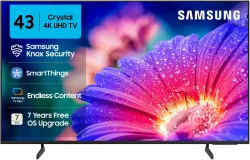 Samsung Crystal 4K Vista 108 cm (43 inch) Ultra HD LED Smart Tizen TV with 4K Upscaling