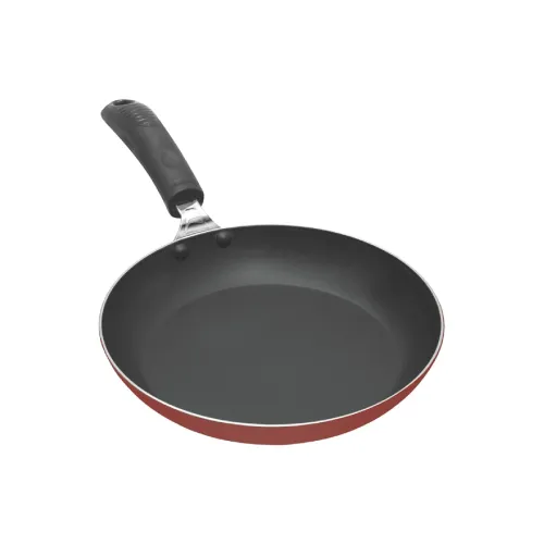 Image of Crystal Aluminium Platinum Taper Fry Pan, Multicolor