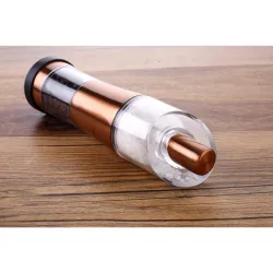 Crystal Crystalina Glass Salt & Pepper Grinder Set, Multicolour