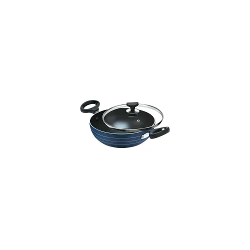 Image of Crystal Induction Base Non-Stick Aluminium Kadhai 225mm