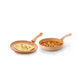 Crystal Marbo Plus Induction Bottom 2 Pc Nonstick cookware Set 