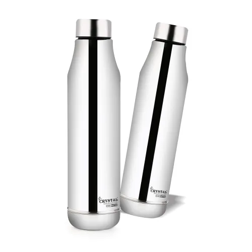 Image of Crystal Silk Stainless Steel Water Bottle -1000 ml 