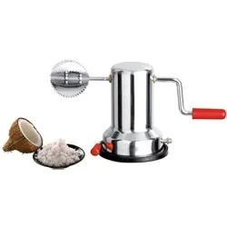 Crystal Stainless Steel Coconut Scraper, Multicolour