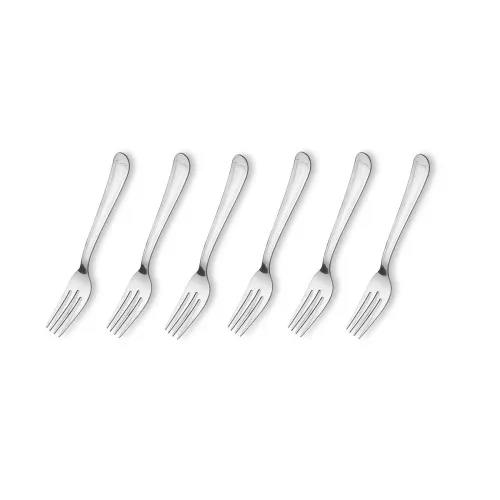 Image of Crystal Stainless Steel Dessert Fork 6pcs